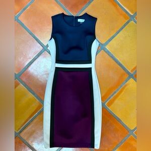 Calvin Klein knee length work pencil dress slight stretch
